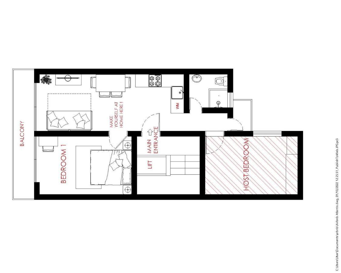 F8 1 Seaview Room, Living And Bathroom Shared , Stjulians Saint Julian's ภายนอก รูปภาพ